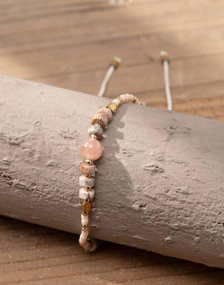 Stone decorated bracelet