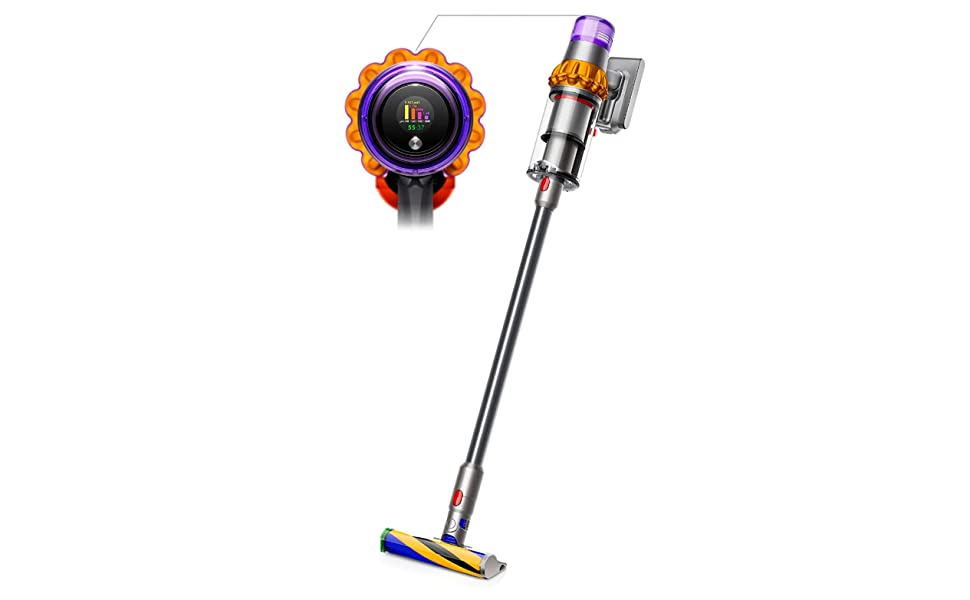 مكنسة دايسون كهربائية لاسلكية Dyson V15 Detect Absolute - فضي