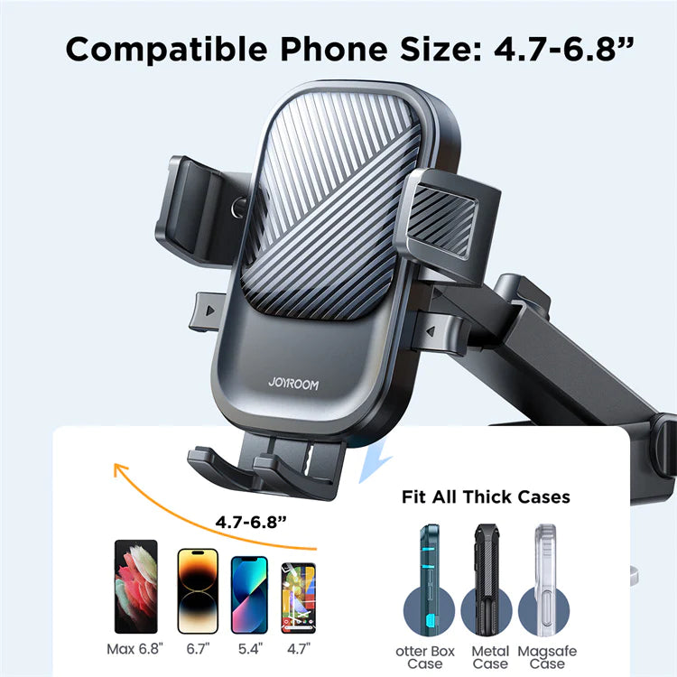 JOYROOM JR OK6 Adjustable Car Phone Mount Holder - Black