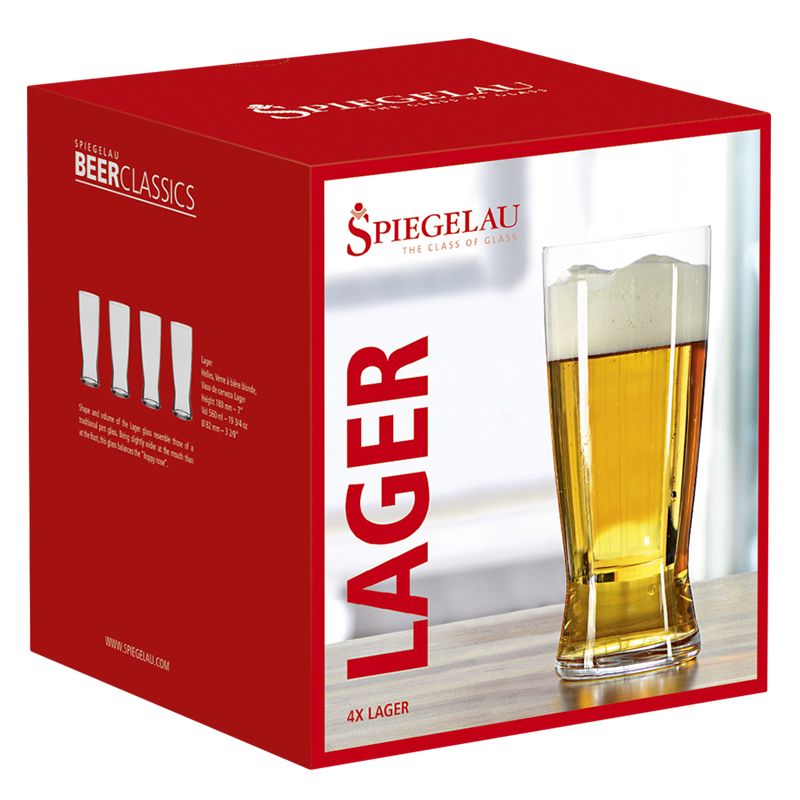 طقم 4 أكواب زجاجية 630 مل من Spiegelau – كاسات فاخرة
