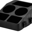 Helios Coffee Corner Stand – Sleek Black Organizer