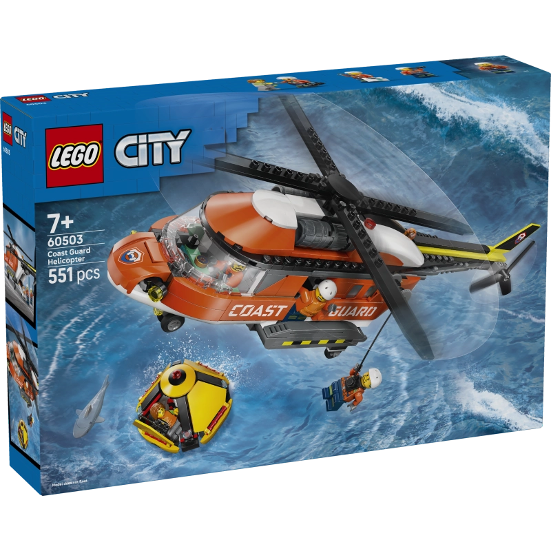 LEGO City Coast Guard Helicopter – 551 Pieces | Set 60503