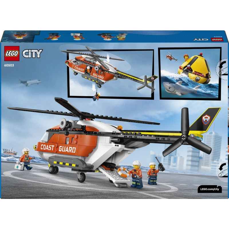 LEGO City Coast Guard Helicopter – 551 Pieces | Set 60503