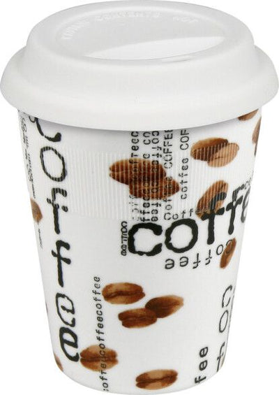 كوب Konitz سعة 380 مل بتصميم Coffee Collage المميز
