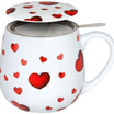 Konitz 420ml Mug with Lid & Infuser – Heart Design