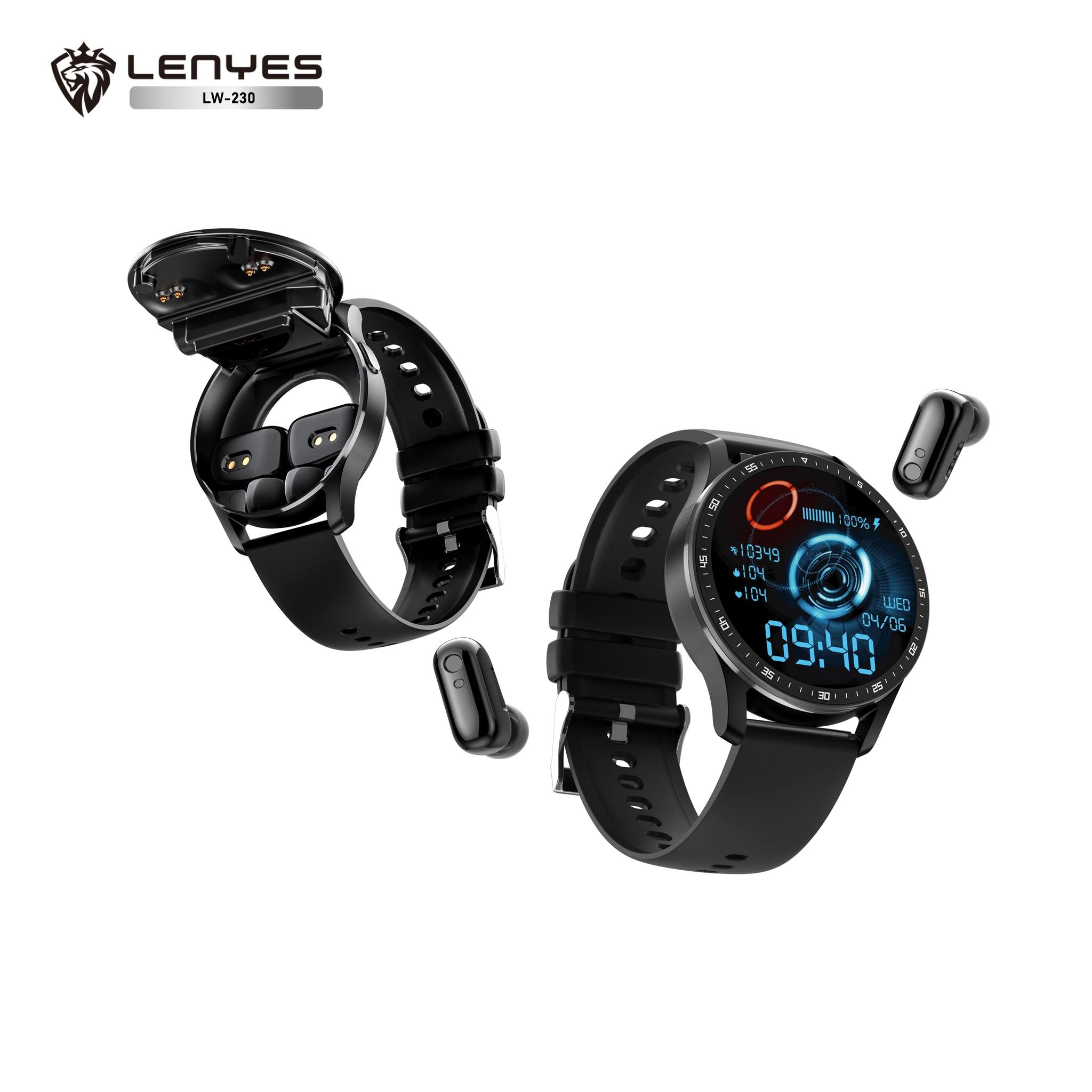 LENYES SMART WATCH - Black