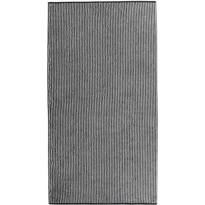 Cawo Zoom Hand Towel 50×100 cm – Black & White