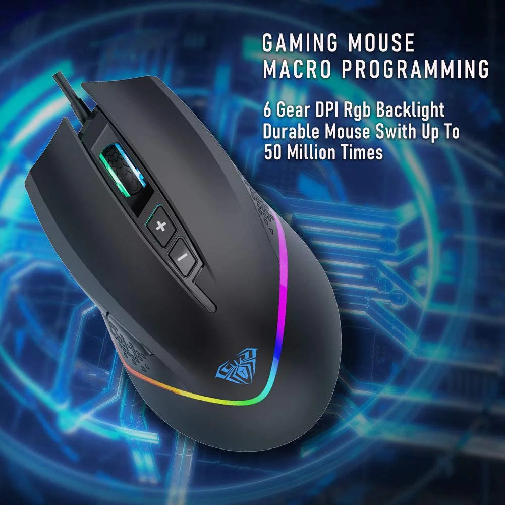 AULA F805 RGB Gaming Mouse