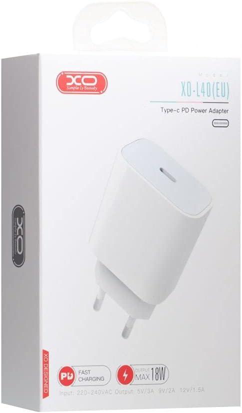 XO L40 EU PD 18W  Single port charge whit Lightning cable