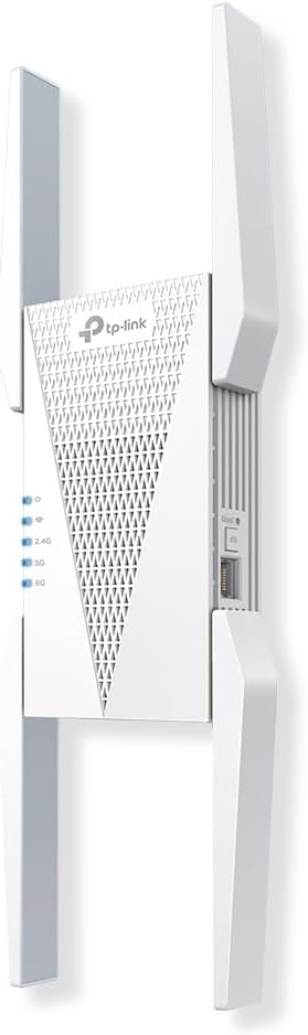 TP-Link AXE5400 Tri-Band Mesh Wi-Fi 6E Range Extender - White