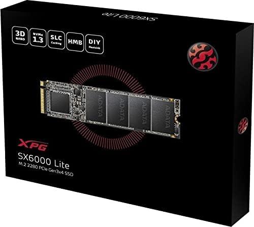 XPG SX6000 Lite 1TB PCIe 3D NAND PCIe Gen3x4 M.2 2280 NVMe 1.3 R/W up to 1800/1200MB/s SSD (ASX6000LNP-1TT-C).. (M2)