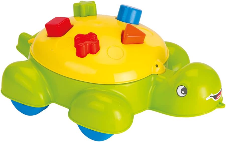 DOLU Turtle Shape Sorter Toy for Toddlers – 5 Colorful Shapes (Model 6016)