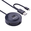 UGREEN USB 2.0 Hub 4 Ports with Micro USB Power 1m - Black