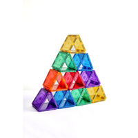 TileTek Magnetic Tiles Small Square Pack, 36 Pieces, Ages 3+
