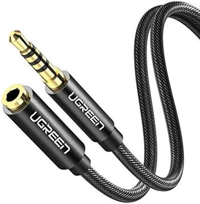 UGREEN 3.5mm Male to 3.5mm Female Extension Cable 5m (Black)