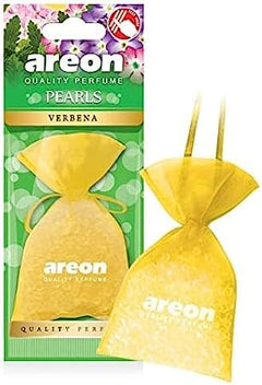AREON Pearls I Car & Home Hanging Air Freshener I Verbena (Pack of 3)