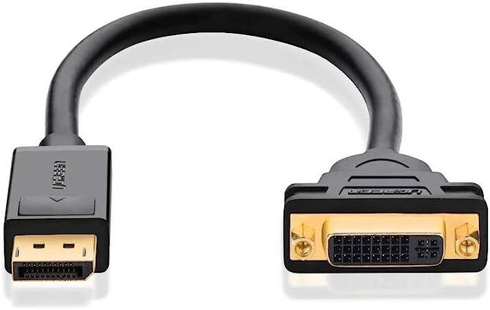 UGREEN DisplayPort Male to DVI Female Converter 15cm - Black