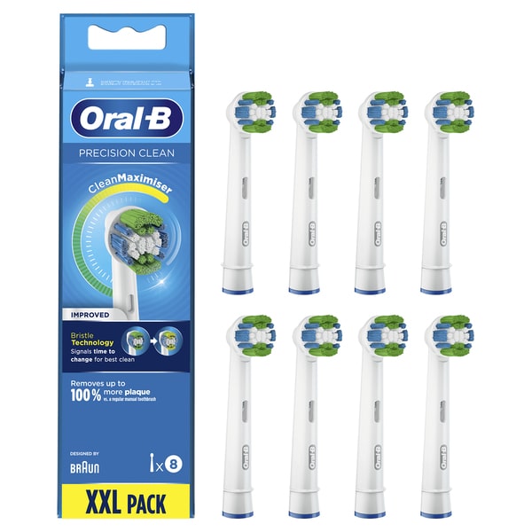 Oral-B Precision Clean Toothbrush Heads Pack of 8