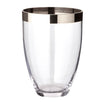Edzard Charlotte 25cm Crystal Glass Vase - Elegant & Luxury