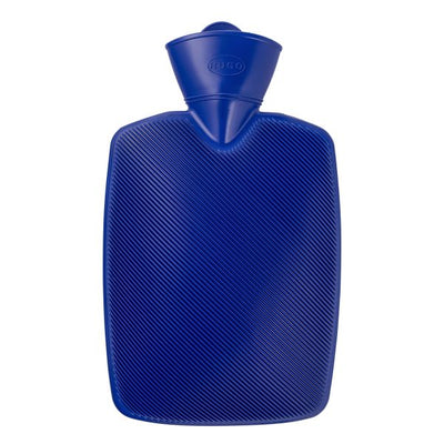Hugo Frosch Blue Hot Water Bottle – German Quality