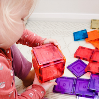 TileTek Magnetic Tiles Small Square Pack, 36 Pieces, Ages 3+