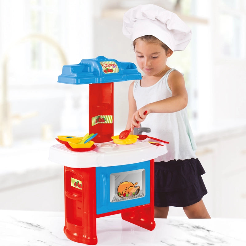 Dolu Chef’s Kitchen Set – 19-Piece Kids Play Kitchen