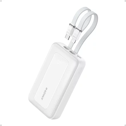 Anker Zolo 10000mAh 30W Fast Charging Built-in USB-C & Lightning cables