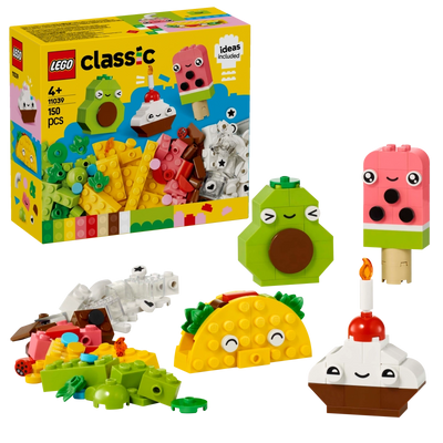 LEGO Classic Creative Food Friends – 150 Pieces | Set 11039