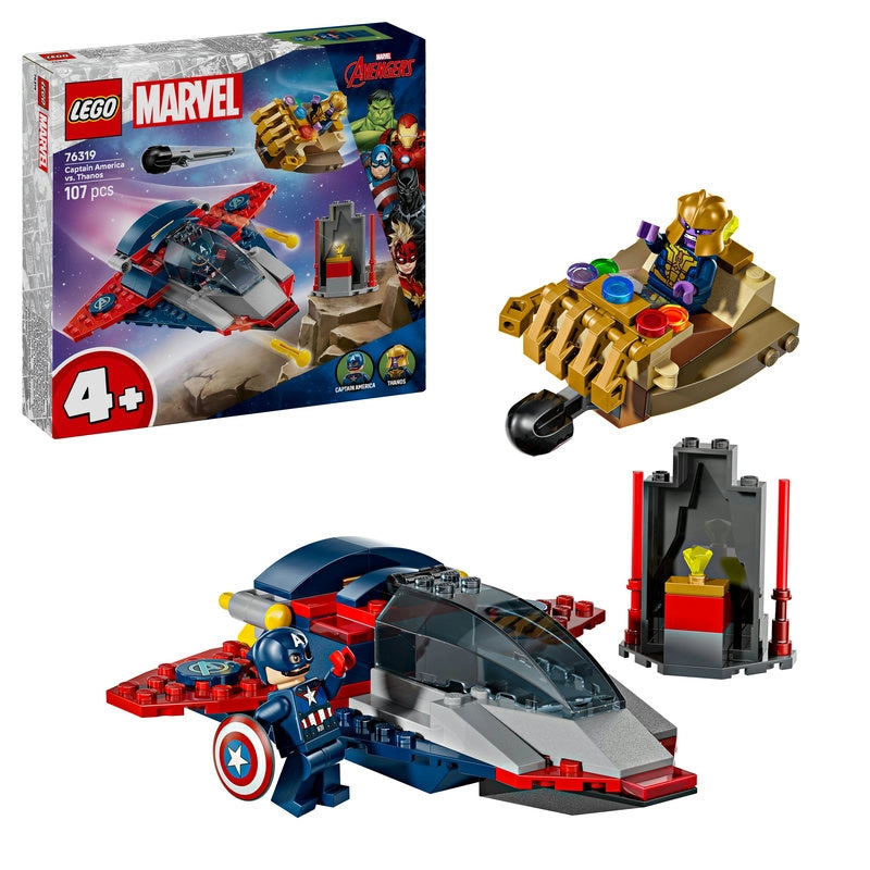 LEGO Marvel Super Heroes Captain America vs. Thanos – 107 Pieces | Set 76319