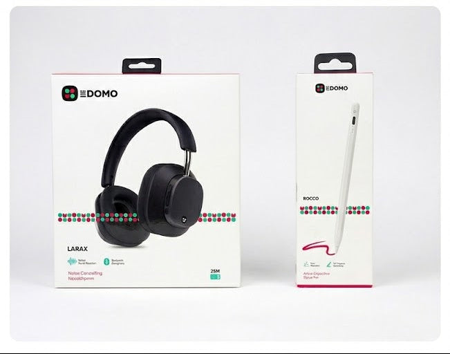 DOMO Bundle - ROCCO Stylus Pen + POMPEII ANC Noise-Cancelling Headphones