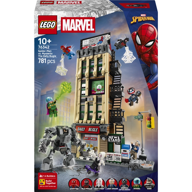 LEGO Marvel Spider-Man vs. Mysterio: The Daily Bugle – 781 Pieces | Set 76342
