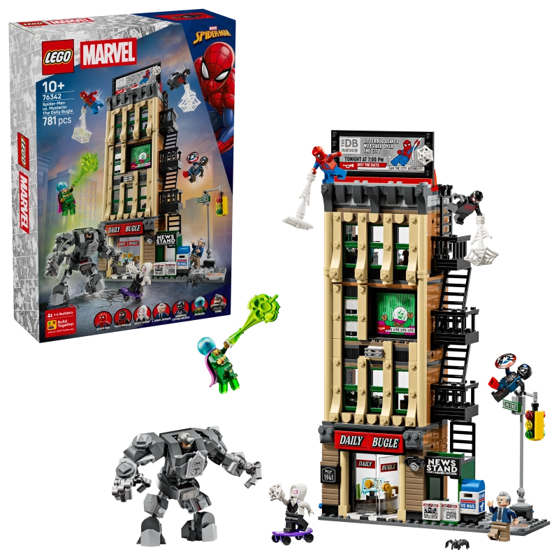 LEGO Marvel Spider-Man vs. Mysterio: The Daily Bugle – 781 Pieces | Set 76342
