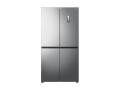 TCL P460CDS/P560CDGL 4-Door Refrigerator | 460L | Water Dispenser | Matte Silver