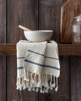 Madame Coco Claire Kitchen Towel Absorbent 2 Colors Navy Red Beige