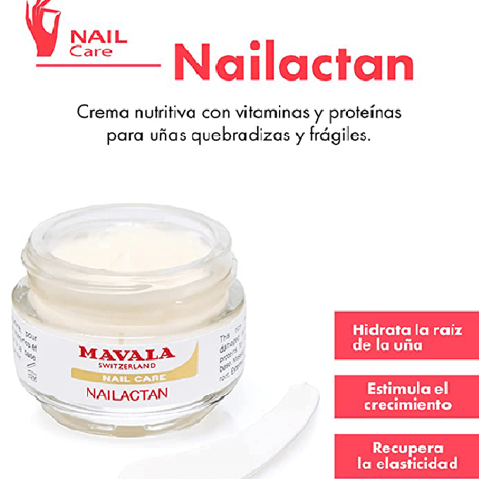 Mavala Nailactan كريم تغذية للأظافر التالفة - 15مل