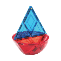 TileTek Magnetic Tiles Dome Pack, 18 Curved Pieces, Ages 3+