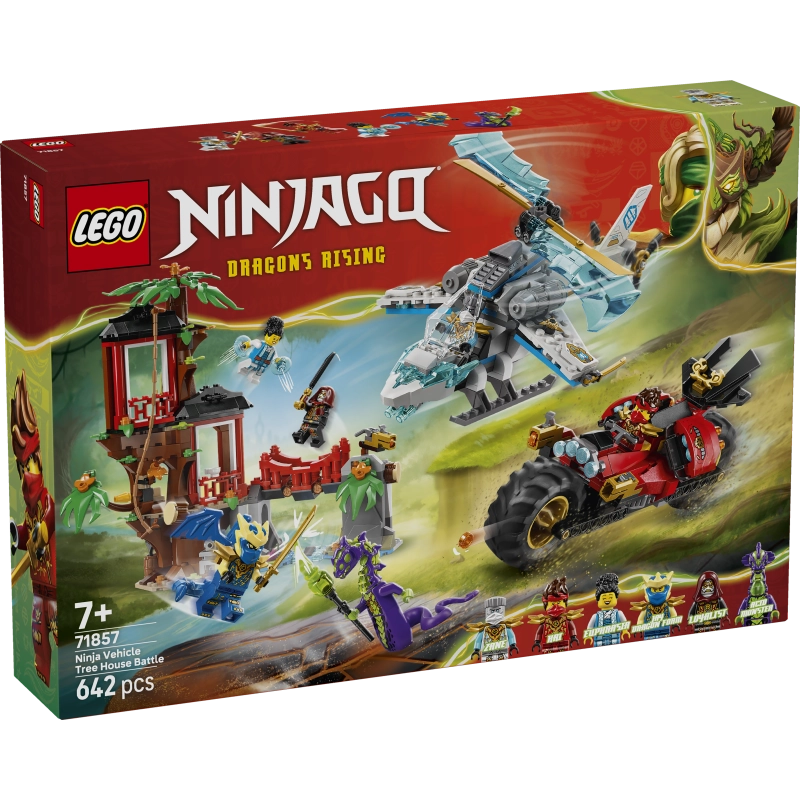 LEGO NINJAGO Ninja Fiakel Tree House Battle – 642 Pieces | Set 71857