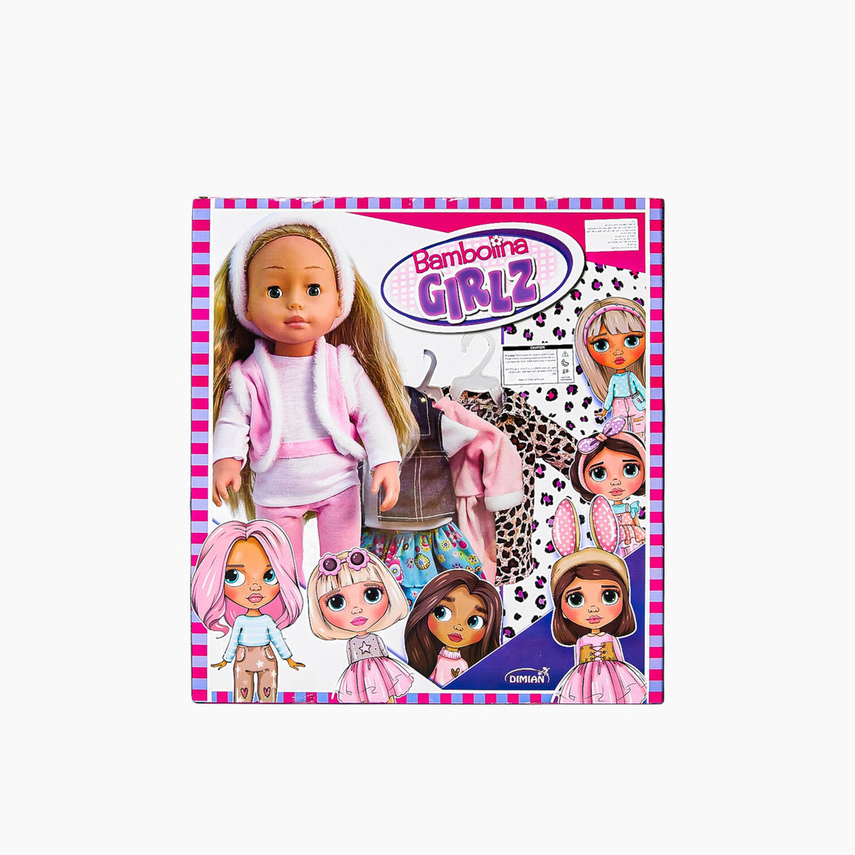 Bambolina Molly Doll 46cm + 3 Dresses