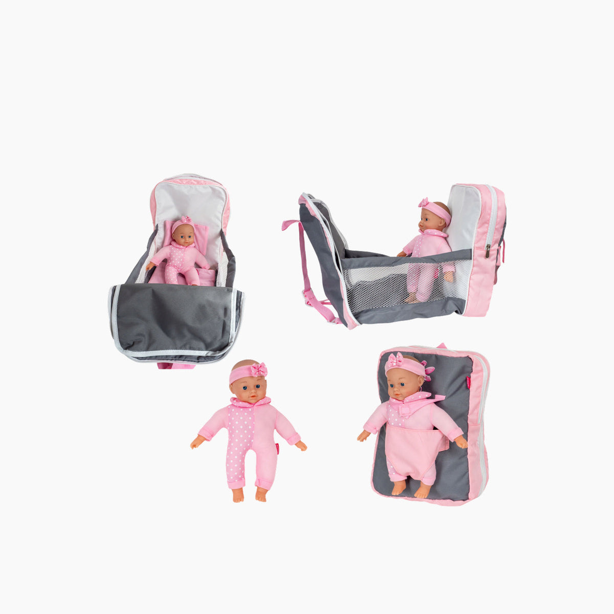 Bambolina Deluxe Backpack Set with Doll