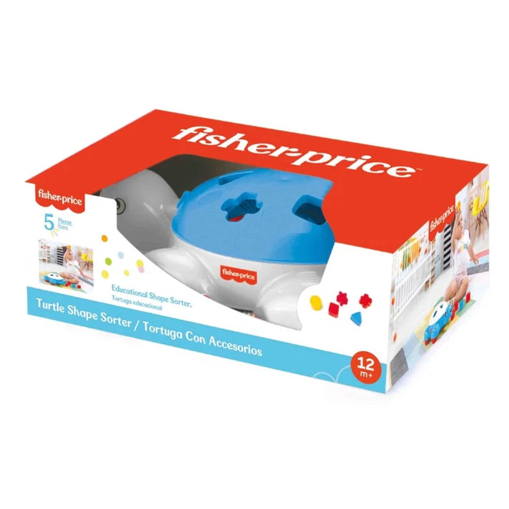 Fisher-Price Turtle Shape Sorter لعبة فرز الأشكال 5 قطع