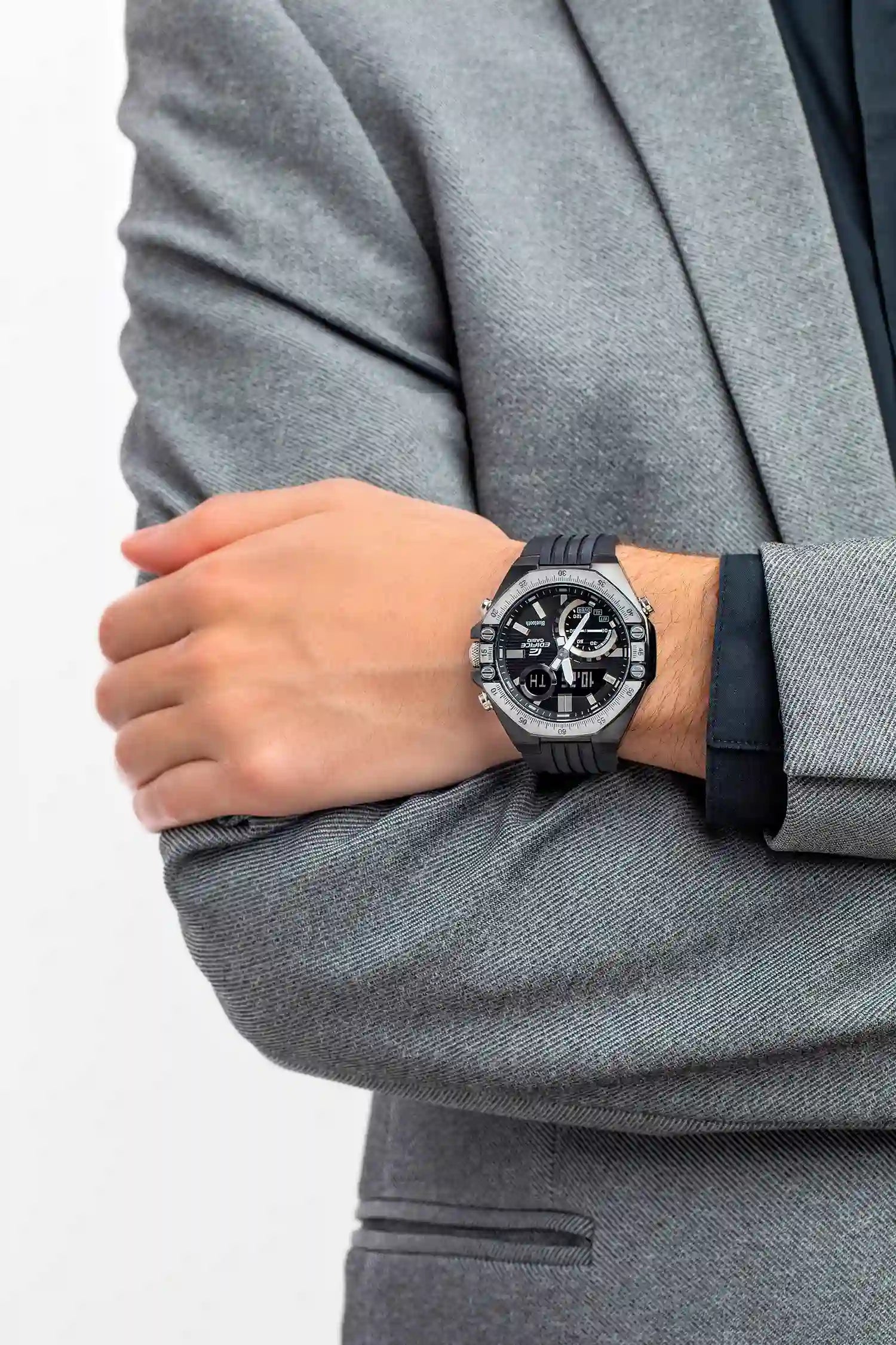 CASIO EDIFICE ECB-10TP-1A MEN WATCH