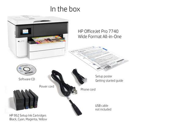 HP OfficeJet Pro 7740 Wide Format All-in-One Printer