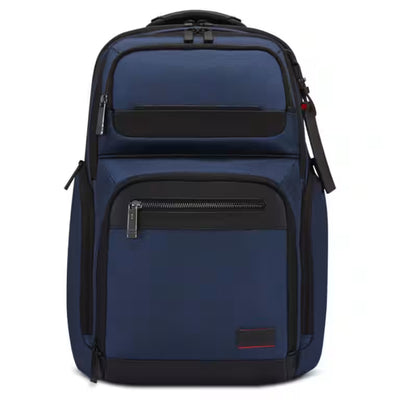 Lenovo ThinkPad Executive 16″ Backpack – Navy Ballistic Fabric, Leather Accents & Padded Laptop Compartment