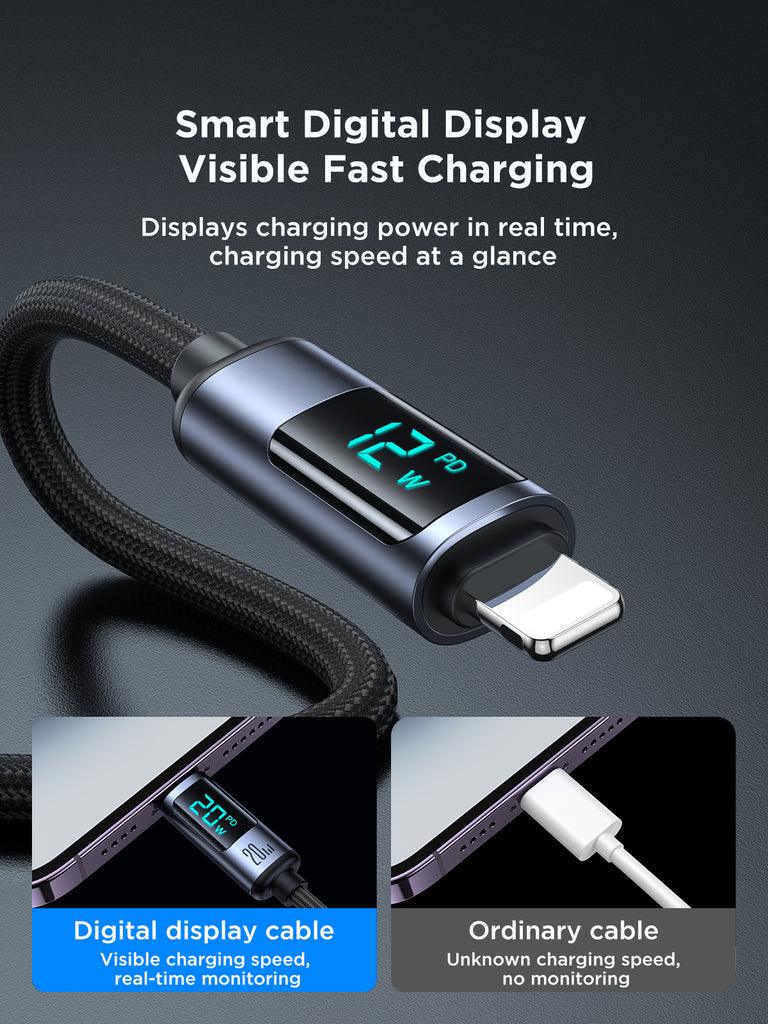 Joyroom Type C to Lightning 20W Fast Charging Cable - Black