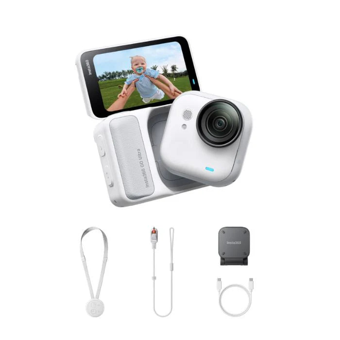 Insta360 GO Ultra Standard Bundle | 53g | IPX8 Waterproof | Action Pod