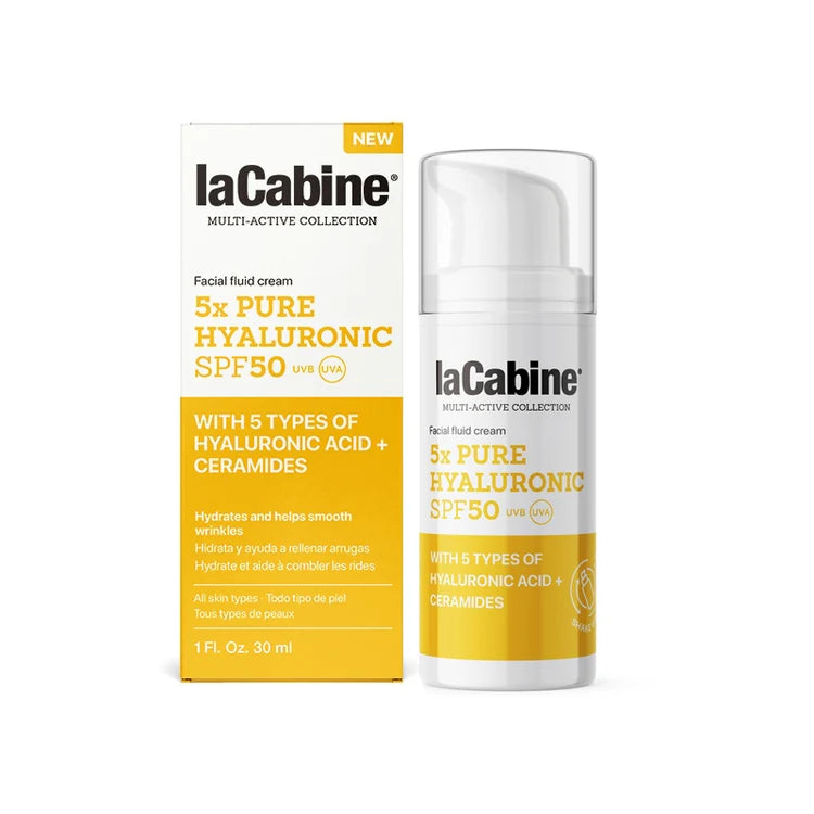 لاكابين كريم الهيالورونيك النقي مع واقي شمس SPF50 – 30 مل
