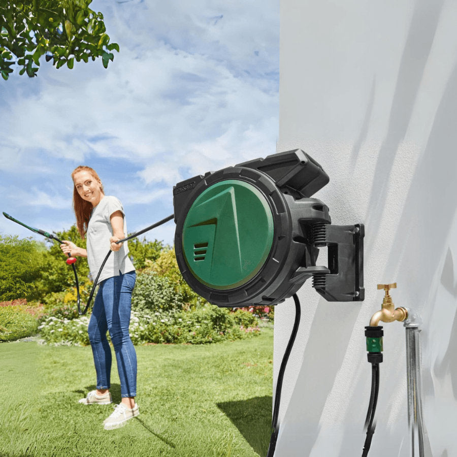 Jadever 15M Water Hose Reel Auto Retract