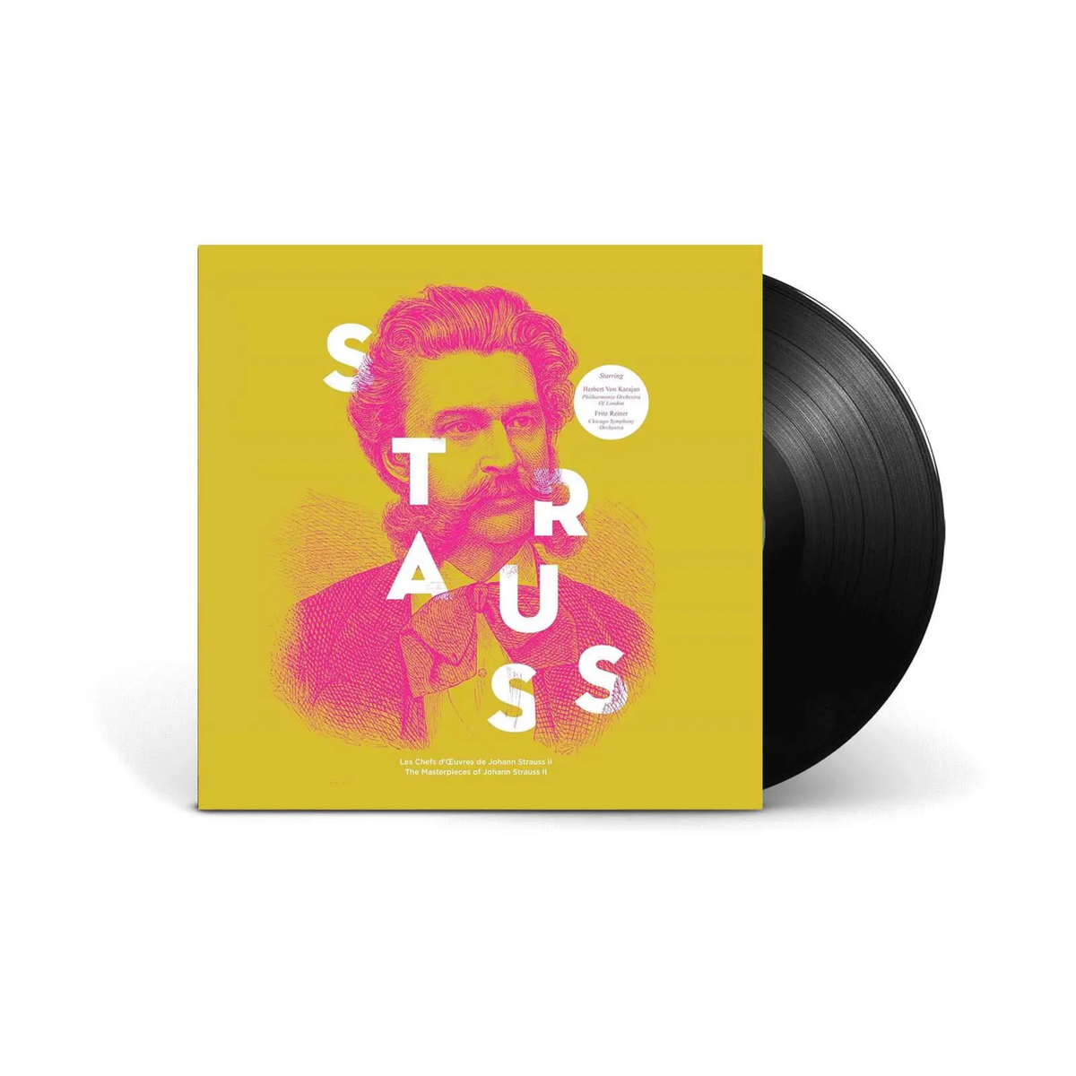 Johann Strauss - The Masterpieces Of LP vinyl record cover