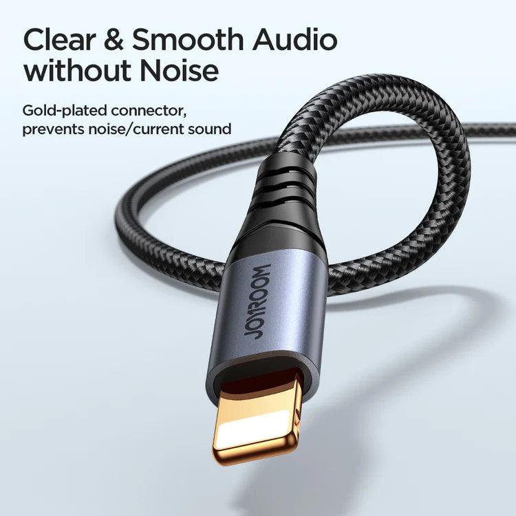 Joyroom AUX Audio Cable Lightning to 3.5mm 1.2m - Black