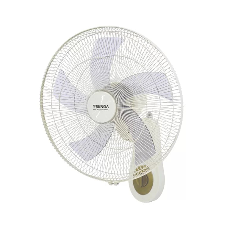 B National 18 Inch Wall Side Fan in Distinctive - White